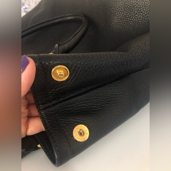 Authentic Black Prada Leather Bag - Picture 14 of 16